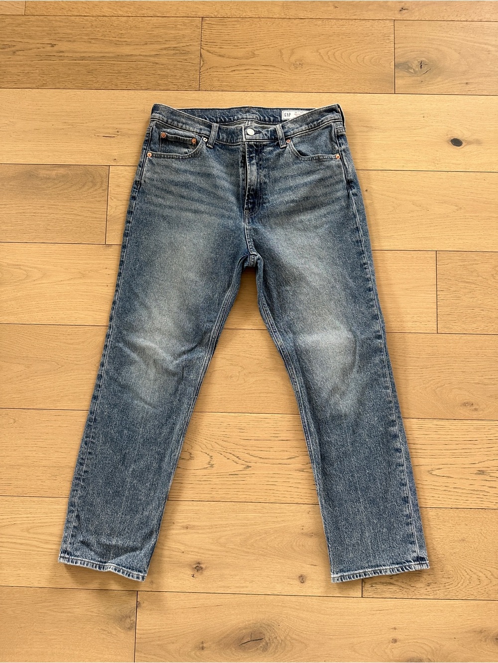 GAP Women's 90’s Straight-Leg High Rise Jeans 32/14s